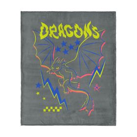 How to Train Your Dragon Neon Dragon Silk Touch Throw Blanket 50x60 inches