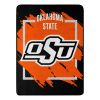 OKLAHOMA STATE OFFICIAL NCAA "Halftone" Micro Raschel Throw Blanket; 46" x 60"