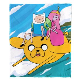Adventure Time; Magic Ride Silk Touch Throw Blanket; 50" x 60"