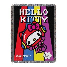 HELLO KITTY - CUTE GAMER Woven Tapestry Wall Hanging