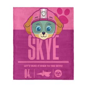 Paw Patrol High to the Skye Silk Touch Throw Blanket 60 x 80 inches
