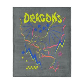 How to Train Your Dragon Neon Dragon Silk Touch Throw Blanket 40x50 inches