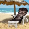 Lion Face Beach Towel; 30" x 60"